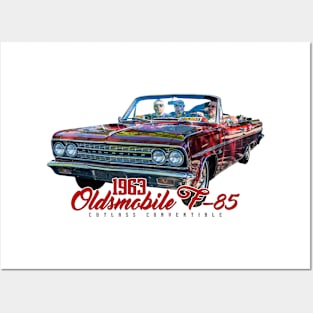 1963 Oldsmobile F-85 Cutlass Convertible Posters and Art